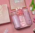 3-in-1 Pink Gift Set – Insulated Drink Bottle + Handheld Fan + Compact Umbrella