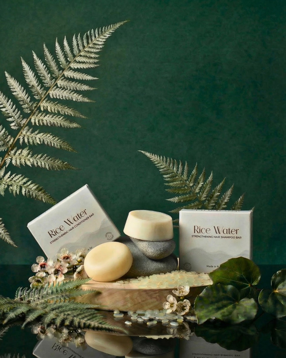 Rice Water Hair Shampoo & Conditioner Combo