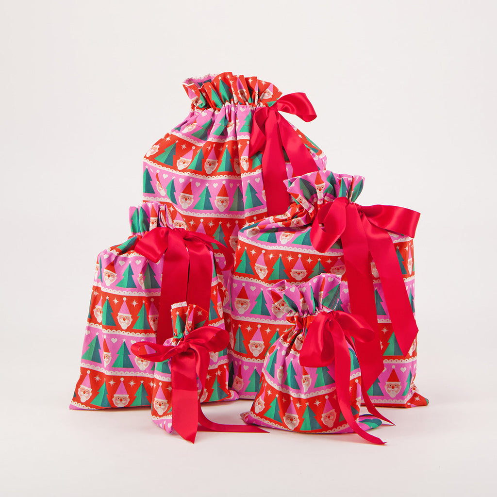Papa Noel (Reusable Gift Bag Set)